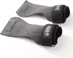 U-Fit One Leer Lifting Straps - Deadlift Straps - Powerlifting - Fitness Straps - Wrist Support - Bodybuilding - Crossfit -Merkloos Winkel 1200x955 6