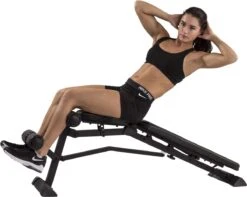 Tunturi UB80 Halterbank Verstelbaar - Fitnessbank Belastbaar Tot 200kg - Trainingsbank & Buikspierbank In één - Incl. Gratis Tunturi Training App -Merkloos Winkel 1200x957 1