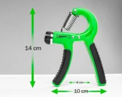 #DoYourFitness® - Verstelbare / Instelbare Handtrainer »Siro« - Pols / Onderarm Training - Knijphalter / Handknijper - Ter Versterkingen Van Handspieren - Groen -Merkloos Winkel 1200x959 8