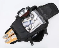 Merkloos Luxe Sporttas Met Schoenenvak- Reistas-Weekendtas -Waterafstotend-zwart -Merkloos Winkel 1200x961 8