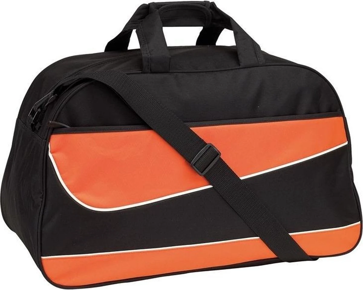Merkloos Oranje/zwarte Sporttas/weekendtas 55 Cm - 50 Liter - Fitness/sporttassen - Weekendtassen/reistassen 3 Merkloos Oranje/zwarte Sporttas/weekendtas 55 Cm - 50 Liter - Fitness/sporttassen - Weekendtassen/reistassen