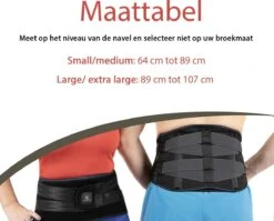 Fit Evolve® Rugbrace Voor Onderrug - Back Support - Postuur Corrector - Rugband - Large/XL -Merkloos Winkel 1200x968 18