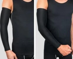 Merkloos Sport Compressie Arm Sleeve (Set Van 2 Stuks) - Compressiekousen - Armsleeves - Zwart - Maat XXL -Merkloos Winkel 1200x970