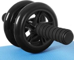 Merkloos Decopatent® Ab Wheel - AB Roller Wiel Voor Buikspieren - Trainingswiel - Incusief Fitness Mat - Buikspier Trainer - Wiel - Zwart -Merkloos Winkel 1200x970 6