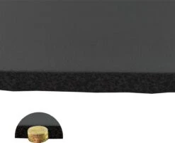 #DoYourFitness - XXL Fitness Mat - »Ashanti« - 190x100x1.0cm - Zwart -Merkloos Winkel 1200x977 2