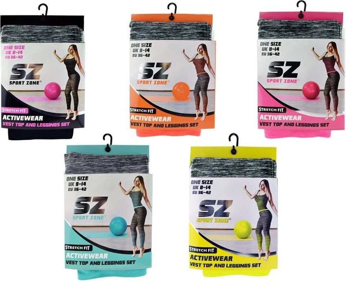 Sportzone - Sportkleding Dames - Sportlegging Dames - Sporttop Dames - Roze Pink - Maat 36-42 - One Size - Sportbroek Dames - Yoga Kleding Dames - Yoga Broek Dames - Sport Set Dames Kleding - Gorilla Wear Tegenhanger 5 Sportzone - Sportkleding Dames - Sportlegging Dames - Sporttop Dames - Roze Pink - Maat 36-42 - One Size - Sportbroek Dames - Yoga Kleding Dames - Yoga Broek Dames - Sport Set Dames Kleding - Gorilla Wear Tegenhanger - Afbeelding 3