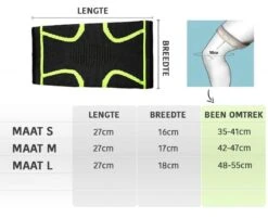 Effectieve Kniebrace - 2 Stuks - Kniebandage - Knee Sleeves - Unisex - Maat L - Blauw -Merkloos Winkel 1200x978 12