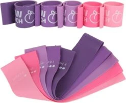 Wow Peach - Premium Weerstandsbanden Van Hoge Kwaliteit ROZE/PAARS - Set Van 5 Resistance Banden - Fitness Elastiek - Without Lemons - WOW Peach -Merkloos Winkel 1200x979 5