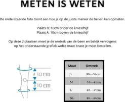 Kniebrace - 1 Stuk (Links Of Rechts) - M ( Medium) - Kniebandage -Merkloos Winkel 1200x983 10