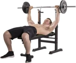 Tunturi WB20 Halterbank - Fitnessbank - Trainingsbank - Utility Bench - Opklapbaar - Bankdrukbank - Kleur: Zwart -Merkloos Winkel 1200x984 6