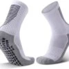 Gripsokken Voetbal - Gripsokken Wit - Anti-slip Sokken - Onesize 40-46 - Anti Blaren Sokken - Sportsokken - Gripsokken Voetbal - Gripsokken Padel - Gripsokken Tennis - Gripsokken Basketbal - Handbalsokken - Fitnesssokken - Skisokken - Wandelsokken