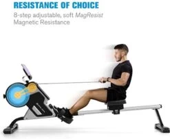 CAPITAL SPORTS Stream M1 Roeitrainer 105cm - LC Display - 8 Standen - Roeimachine - Roeiapparaat - Magneetweerstand -Merkloos Winkel 1200x986 7