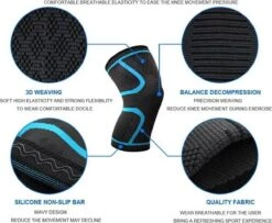 LOUZIR Kniebrace Kniebandage - Zwart / Grijs - Maat L -Merkloos Winkel 1200x988 12