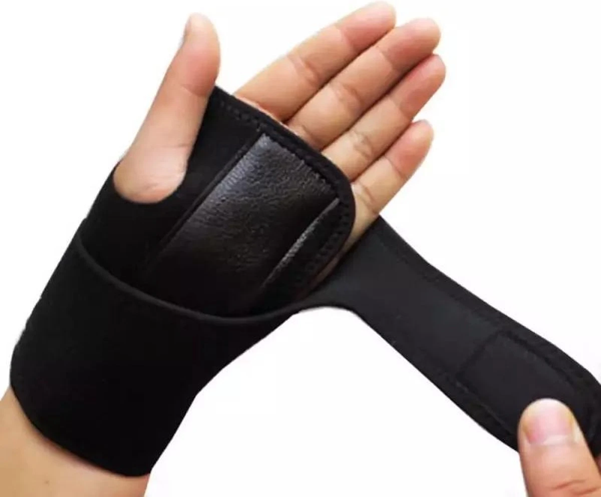 Polsbrace - Polssteun - Links - Universele Deluxe Carpaal Tunnel Syndroom Polsbrace - Zwart 5 Polsbrace - Polssteun - Links - Universele Deluxe Carpaal Tunnel Syndroom Polsbrace - Zwart - Afbeelding 3