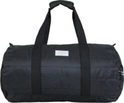 Sporttas Dames/heren Zwart - Met Schoenen Vak - Weekendtas - Reistas - Roltas - Duffelbag - Ronde Sporttas