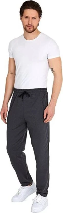 Comeor Joggingbroek Heren Met Rits - Donker Grijs - XXL - Trainingsbroek Heren Met Rits - Lange Sportbroek -Merkloos Winkel 356x1200 1