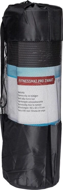 Specifit Fitnessmat Pro Zwart - Yogamat Met Tas En Draagriem - NBR Foam 1,5 Cm Dik - 180 Cm X 60 Cm X 1,5 Cm -Merkloos Winkel 402x1200 6