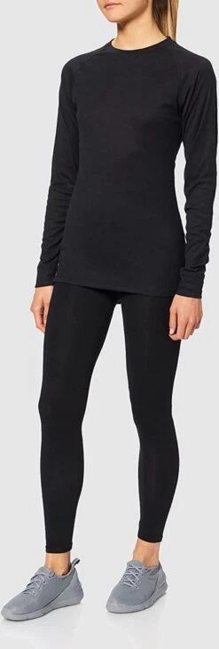 Thermo Ondergoed Dames - Set - Shirt En Broek - Zwart - M -Merkloos Winkel 406x1200 5