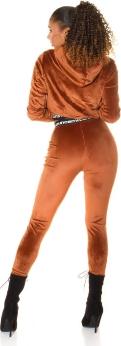 Dames Huispak | Tracksuit | Joggingpak | High Enkel | Crop Top | 2-Delig Home Wear | Velours | Trainingspak | Sport Kleding | Bruin | Maat S 11 Dames Huispak | Tracksuit | Joggingpak | High Enkel | Crop Top | 2-Delig Home Wear | Velours | Trainingspak | Sport Kleding | Bruin | Maat S -Merkloos Winkel 419x1200 8