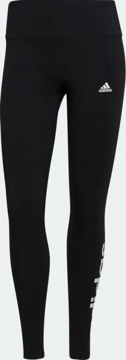 Adidas Adidas Essentials High Waist Sportlegging - Maat M - Vrouwen - Zwart/wit -Merkloos Winkel 420x1200 4