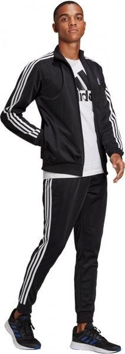 Adidas Primegreen Essentials 3-stripes Trainingspak Trainingspak - Maat L - Mannen - Zwart/wit 10 Adidas Primegreen Essentials 3-stripes Trainingspak Trainingspak - Maat L - Mannen - Zwart/wit - Afbeelding 8