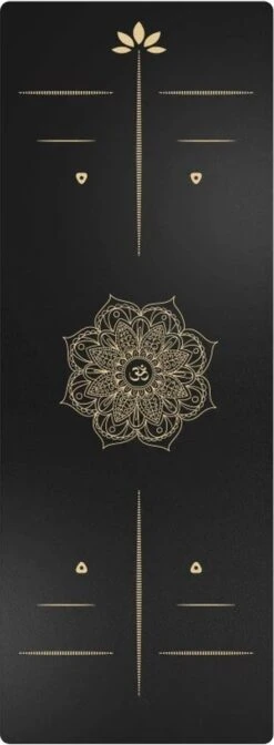 Merkloos Yoga Mat Met Draagriem En Anti Slip - Fitnessmat - Sportmat - 183x68 Cm - 5mm Dik - Natuurlijk Rubber - Fitnessmat + PU