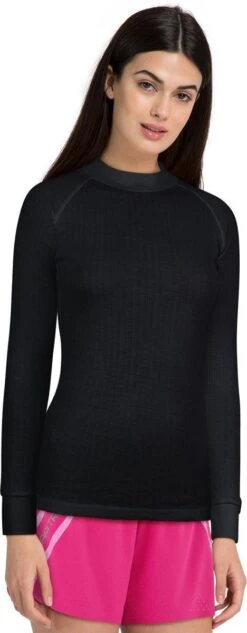 Avento Thermoshirt Lange Mouw - Vrouwen - Zwart - Maat 40 -Merkloos Winkel 468x1200 2