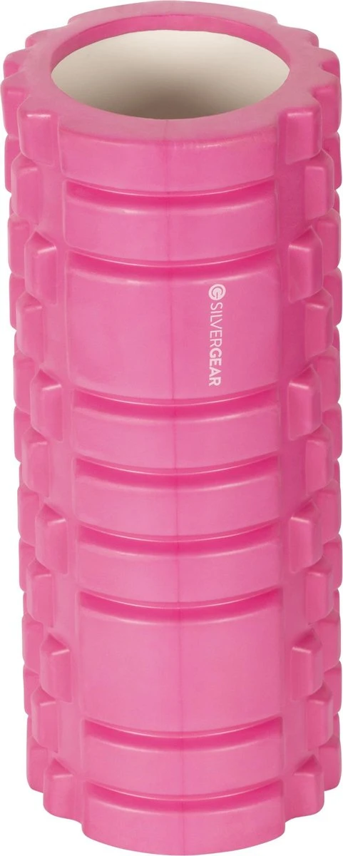 Silvergear Foam Roller - Massage Roller - 32 Cm - Roze 3 Silvergear Foam Roller - Massage Roller - 32 Cm - Roze