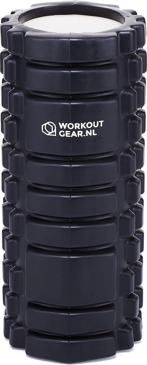 Workout Gear - Foam Roller - Massage Roller - Yoga Roller - Zwart 4 Workout Gear - Foam Roller - Massage Roller - Yoga Roller - Zwart - Afbeelding 2