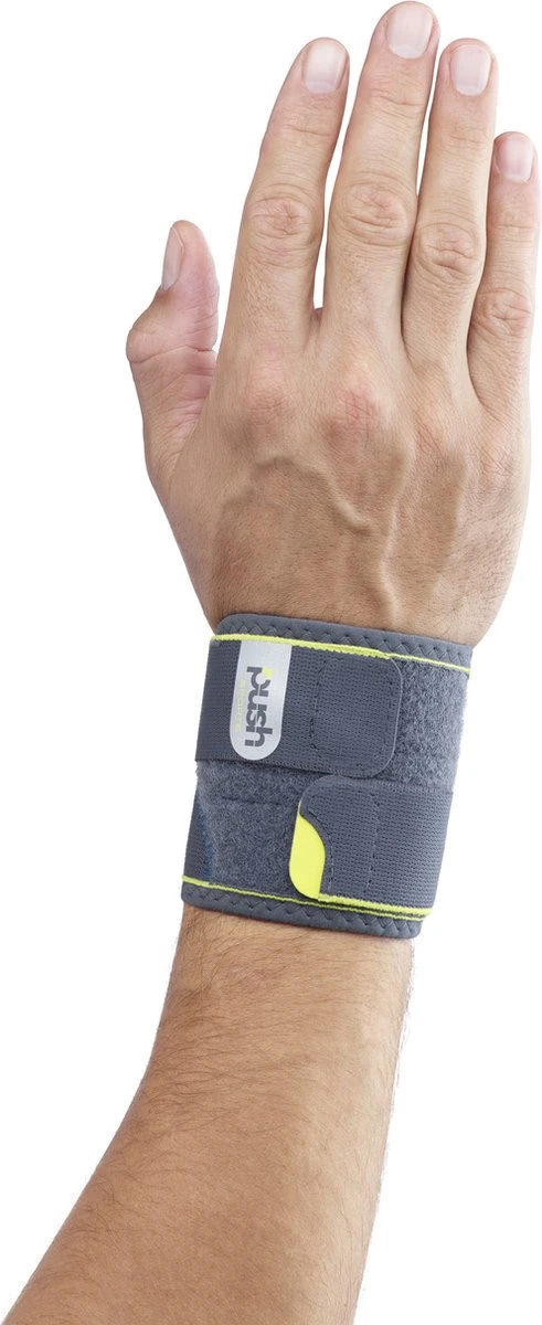 Push Sports Polsversteviger (polsbrace) - Donkergrijs - Links - Maat One Size 3 Push Sports Polsversteviger (polsbrace) - Donkergrijs - Links - Maat One Size