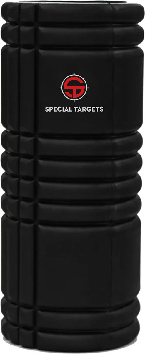 Special Targets - Foam Roller - Foam Rol - Fitness Roller - Zwart - 33 Cm - Spierherstel - Massageroller 3 Special Targets - Foam Roller - Foam Rol - Fitness Roller - Zwart - 33 Cm - Spierherstel - Massageroller