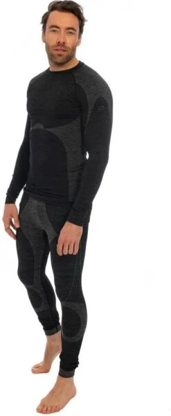 Heatkeeper Thermoset Heren Premium Techno - Thermoshirt Met Lange Mouwen En Legging - Zwart Melange - TOGwaarde 2.8 - Thermisch Isolerend Shirt En Legging - Maat XL 25 Heatkeeper Thermoset Heren Premium Techno - Thermoshirt Met Lange Mouwen En Legging - Zwart Melange - TOGwaarde 2.8 - Thermisch Isolerend Shirt En Legging - Maat XL -Merkloos Winkel 493x1200 9