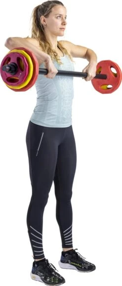 RS Sports Aerobic Pump Set - Halterset Met Gewichten - 130 Cm Stang - Totaal 20 Kg - Rubber Schijven -Merkloos Winkel 512x1200 6