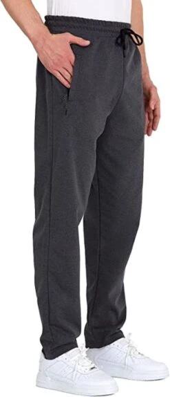 Comeor Joggingbroek Heren Met Rits - Donker Grijs - S - Trainingsbroek Heren Met Rits - Lange Sportbroek -Merkloos Winkel 516x1200 3