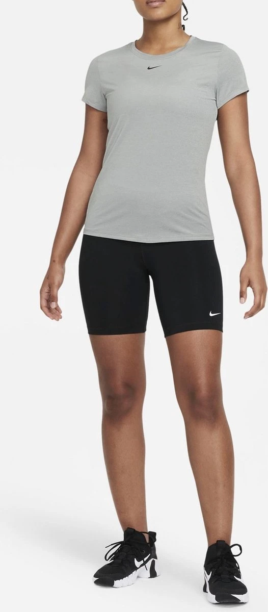 Nike W NK ONE DF SS SLIM TOP Dames Sportshirt - Maat S 6 Nike W NK ONE DF SS SLIM TOP Dames Sportshirt - Maat S - Afbeelding 4