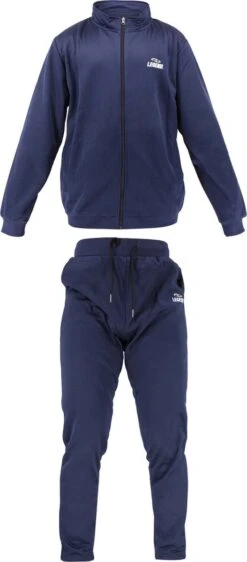 Joggingpak Fleece Heren/Dames Blauw Legend XL
