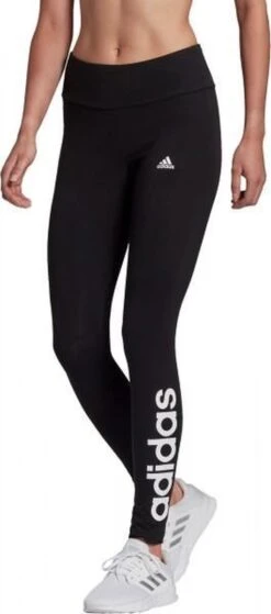 Adidas Adidas Essentials High Waist Sportlegging - Maat M - Vrouwen - Zwart/wit -Merkloos Winkel 530x1200 7