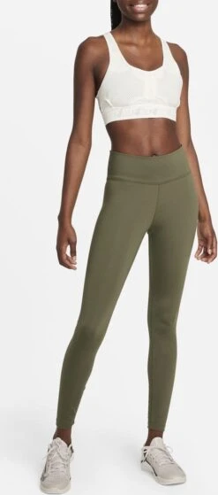 Nike One Tight Sportlegging - Maat M - Vrouwen - Olijfgroen -Merkloos Winkel 530x1200 9