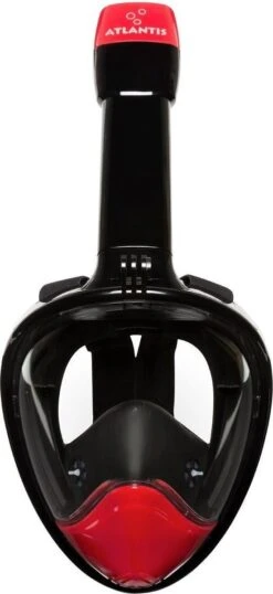 Atlantis Full Face Mask 2.0 - Snorkelmasker - Volwassenen - Zwart/Rood - L/XL -Merkloos Winkel 551x1200 1