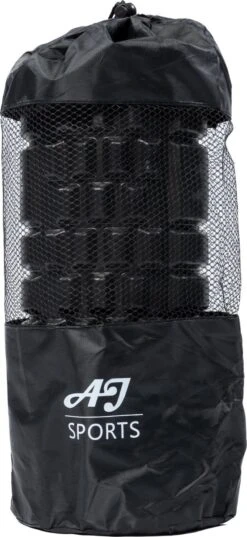 AJ-Sports Foam Roller Set 5 Delig + GRATIS Weerstandsband - Massage Set - Massage Stick - Massage Bal - Foam Roller - Grid Triggerpoint - Inclusief Compacte Draagtas - Fitness - Yoga -Merkloos Winkel 552x1200 2