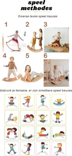 Verfez© Balance Board XL Blank Gelakt Met Roze Vilt | 2021 Model | Beukenhout | Duurzaam | Kinderen Speelgoed | Baby | Kinderbord | Balansspeelgoed | Evenwicht | Yoga Board Voor Volwassenen |alternatief Wobbel | -Merkloos Winkel 556x1200 17
