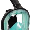 Sea Turtle Full Face Mask - Snorkelmasker - Volwassenen - Zwart/Turquoise - S/M -Merkloos Winkel 562x1200 10