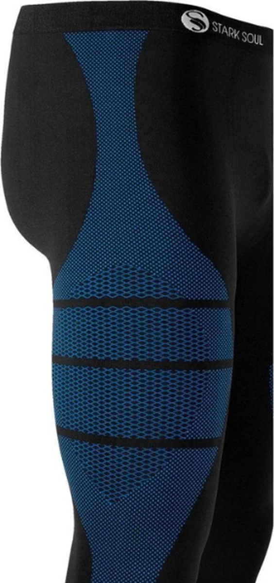 Heren Thermoset - Thermopak - Thermokleding - Lang - Blauw/Zwart - Maat S/M 5 Heren Thermoset - Thermopak - Thermokleding - Lang - Blauw/Zwart - Maat S/M - Afbeelding 3