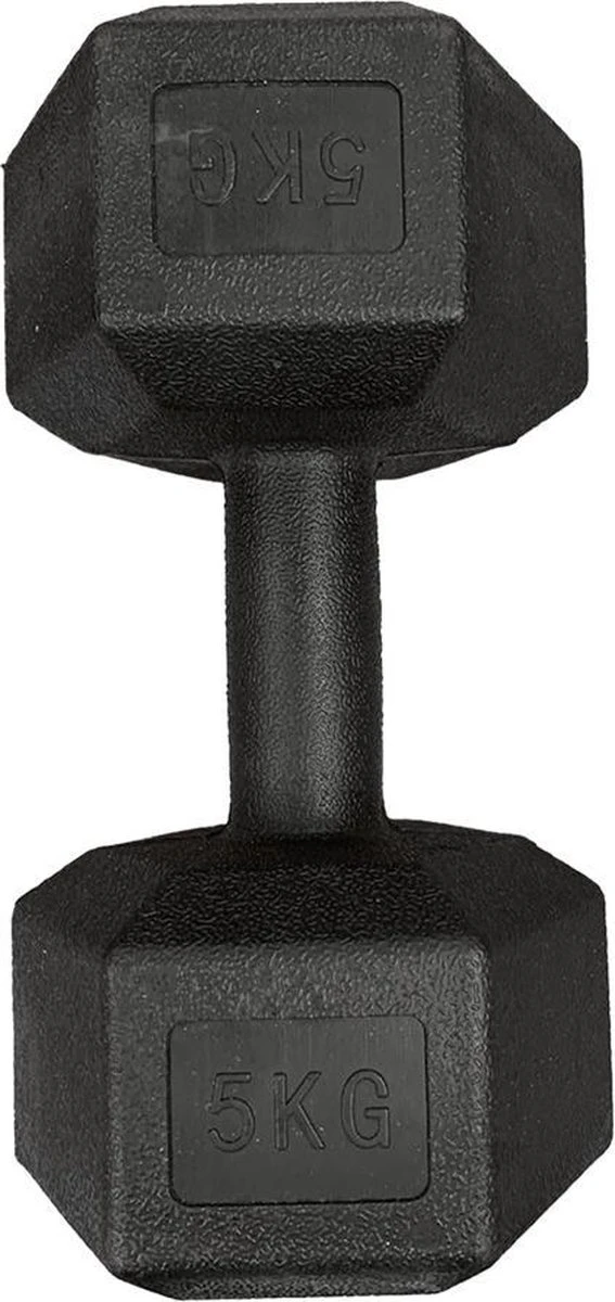 Merkloos Dumbbells Set - Fitness Set Van 2x 5kg - Zwart 5 Merkloos Dumbbells Set - Fitness Set Van 2x 5kg - Zwart - Afbeelding 3