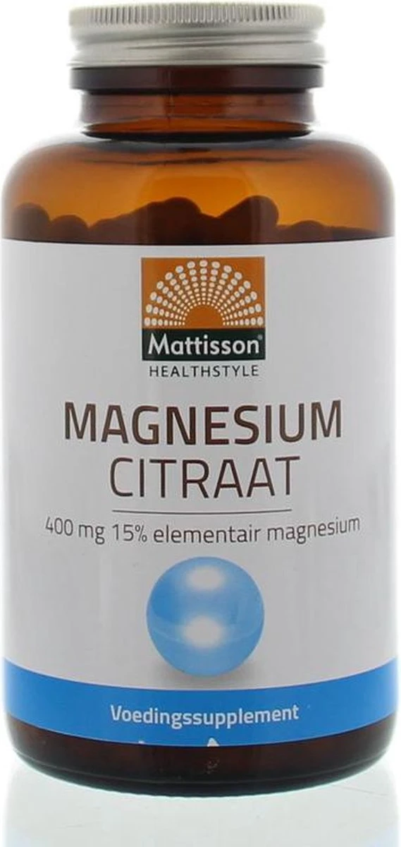 Mattisson - Magnesium Citraat 400mg - 180 Capsules 3 Mattisson - Magnesium Citraat 400mg - 180 Capsules