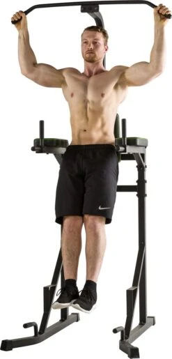 Tunturi PT20 Power Tower - Pull Up Station - Dip Station - Sit Up - Bankdrukken - Incl. Gratis Fitness App -Merkloos Winkel 575x1200 8