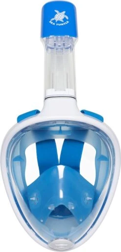 Sea Turtle Full Face Mask - Snorkelmasker - Volwassenen - Wit/Blauw - S/M -Merkloos Winkel 579x1200