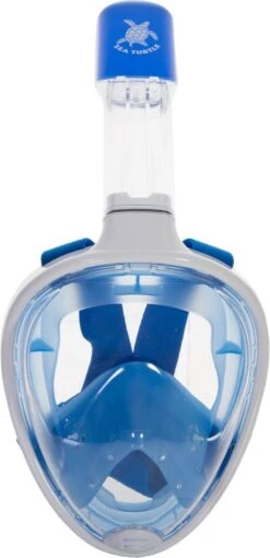 Sea Turtle Full Face Mask - Snorkelmasker - Volwassenen - Wit/Blauw - S/M -Merkloos Winkel 581x1200 3
