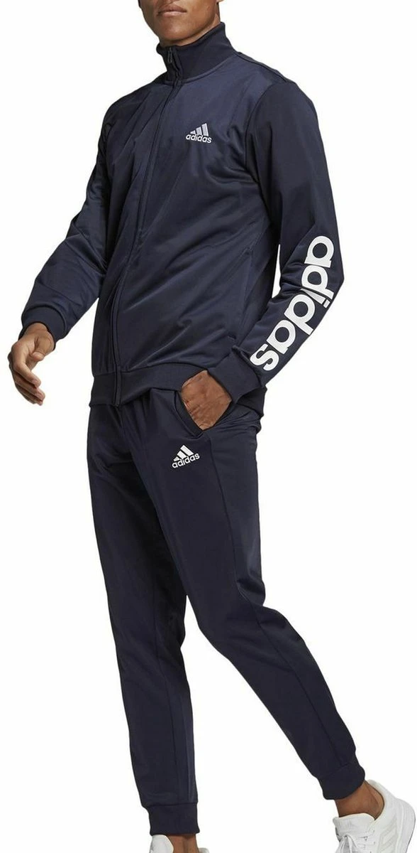 Adidas Adidas Lineaire Logo Trainingspak Mannen - Maat M M/L 3 Adidas Adidas Lineaire Logo Trainingspak Mannen - Maat M M/L