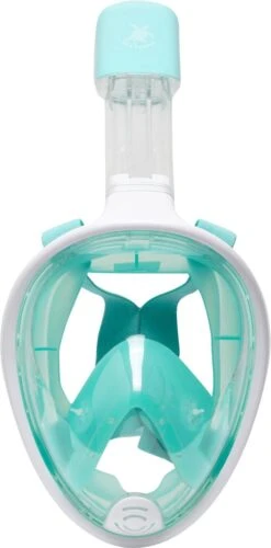 Sea Turtle Full Face Mask - Snorkelmasker - Volwassenen - Wit/Turquoise - S/M -Merkloos Winkel 593x1200 3